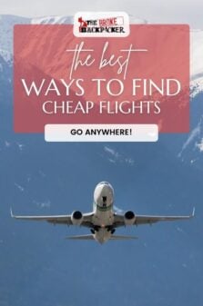 Ways to find flights Pinterest Image