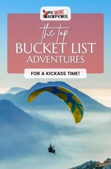Buckit List Adventures Pinterest Image