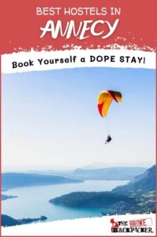 Best Hostels in Annecy Pinterest Image