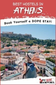 Best Hostels in Athens Pinterest Image