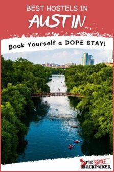 Best Hostels in Austin Pinterest Image