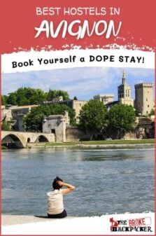 Best Hostels in Avignon Pinterest Image