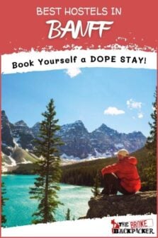 Best Hostels in Banff Pinterest Image