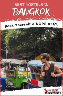 Best Hostels in Bangkok Pinterest Image