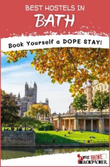 Best Hostels in Bath Pinterest Image