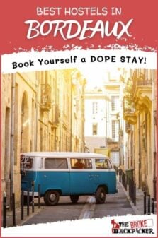 Best Hostels in Bordeaux Pinterest Image