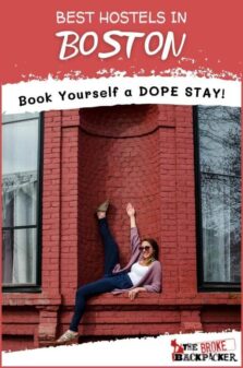 Best Hostels in Boston Pinterest Image