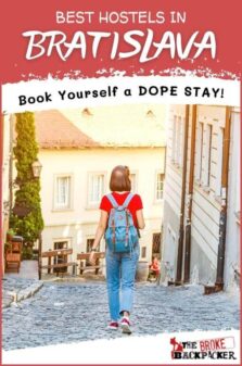 Best Hostels in Bratislava Pinterest Image