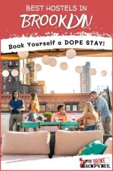 Best Hostels in Brooklyn Pinterest Image