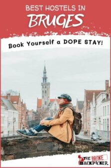 Best Hostels in Bruges Pinterest Image