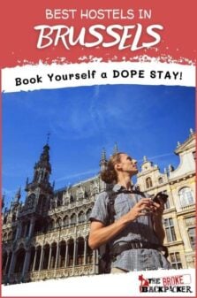 Best Hostels in Brussels Pinterest Image