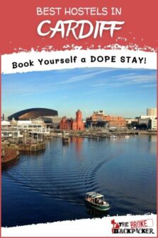 Best Hostels in Cardiff Pinterest Image