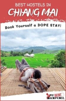 Best Hostels in Chiang Mai Pinterest Image