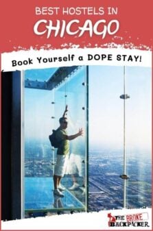 Best Hostels in Chicago Pinterest Image