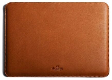 Harber London Slim Leather MacBook Sleeve Case