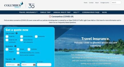 columbus direct travel insurance phone number