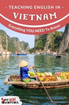 Teaching English in Vietnam Pinterest Image