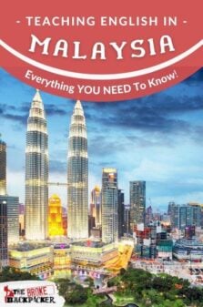 Teaching English in Malaysia Pinterest Image