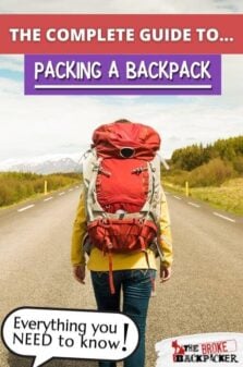How To Pack A Backpack Pinterest Image