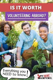 Volunteering Abroad Pinterest Image