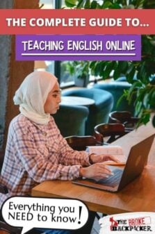 Ultimate guide to Teaching English Online Pinterest Image