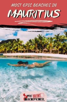 Best Beaches Mauritius Pinterest Image