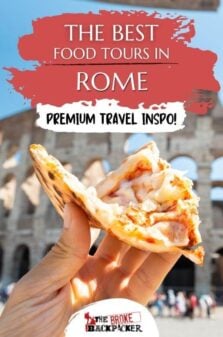 Food Tours In Rome Pinterest Image