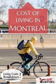 Cost of Living in Montreal Pinterest Image