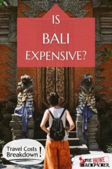 cost of travel bali Is Bali Expensive Pinterest Image