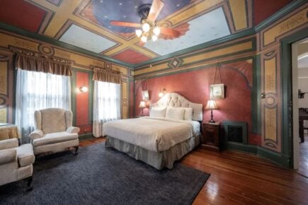 Exquisite Craftsman Room with Painted Ceilings, Indiana