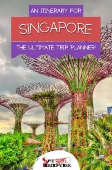 Singapore Itinerary Pinterest Image
