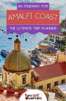Amalfi Coast Itinerary Pinterest Image