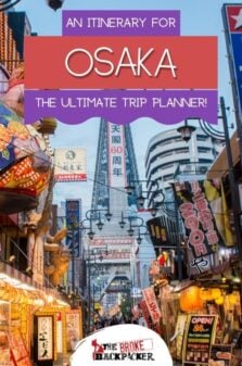Osaka Itinerary Pinterest Image