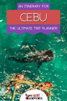 Cebu Itinerary Pinterest Image
