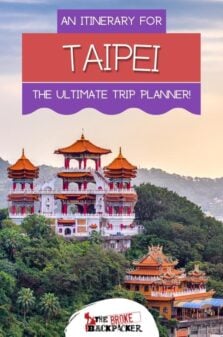 Taipei Itinerary Pinterest Image
