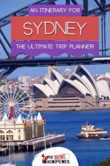 Sydney Itinerary Pinterest Image