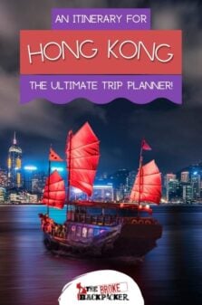 Hong Kong Itinerary Pinterest Image