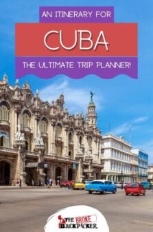 Cuba Itinerary Pinterest Image