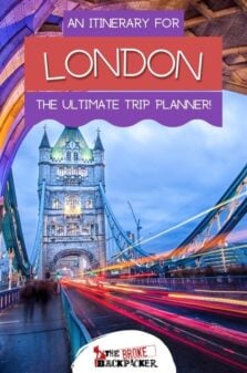 London Itinerary Pinterest Image