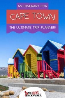 Cape Town Itinerary Pinterest Image