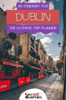 Dublin Itinerary Pinterest Image