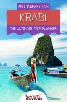 Krabi Itinerary Pinterest Image