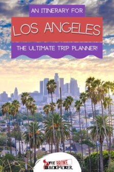 Los Angeles Itinerary Pinterest Image