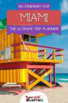 Miami Itinerary Pinterest Image