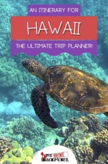 Hawaii Itinerary Pinterest Image