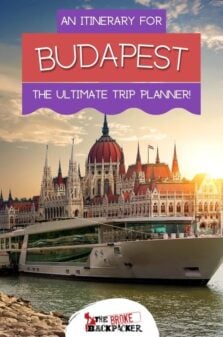 Budapest Itinerary Pinterest Image