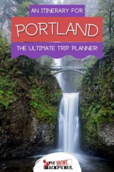 Portland Itinerary Pinterest Image