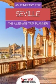 Seville Itinerary Pinterest Image