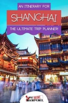Shanghai Itinerary Pinterest Image