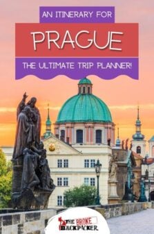 Prague Itinerary Pinterest Image